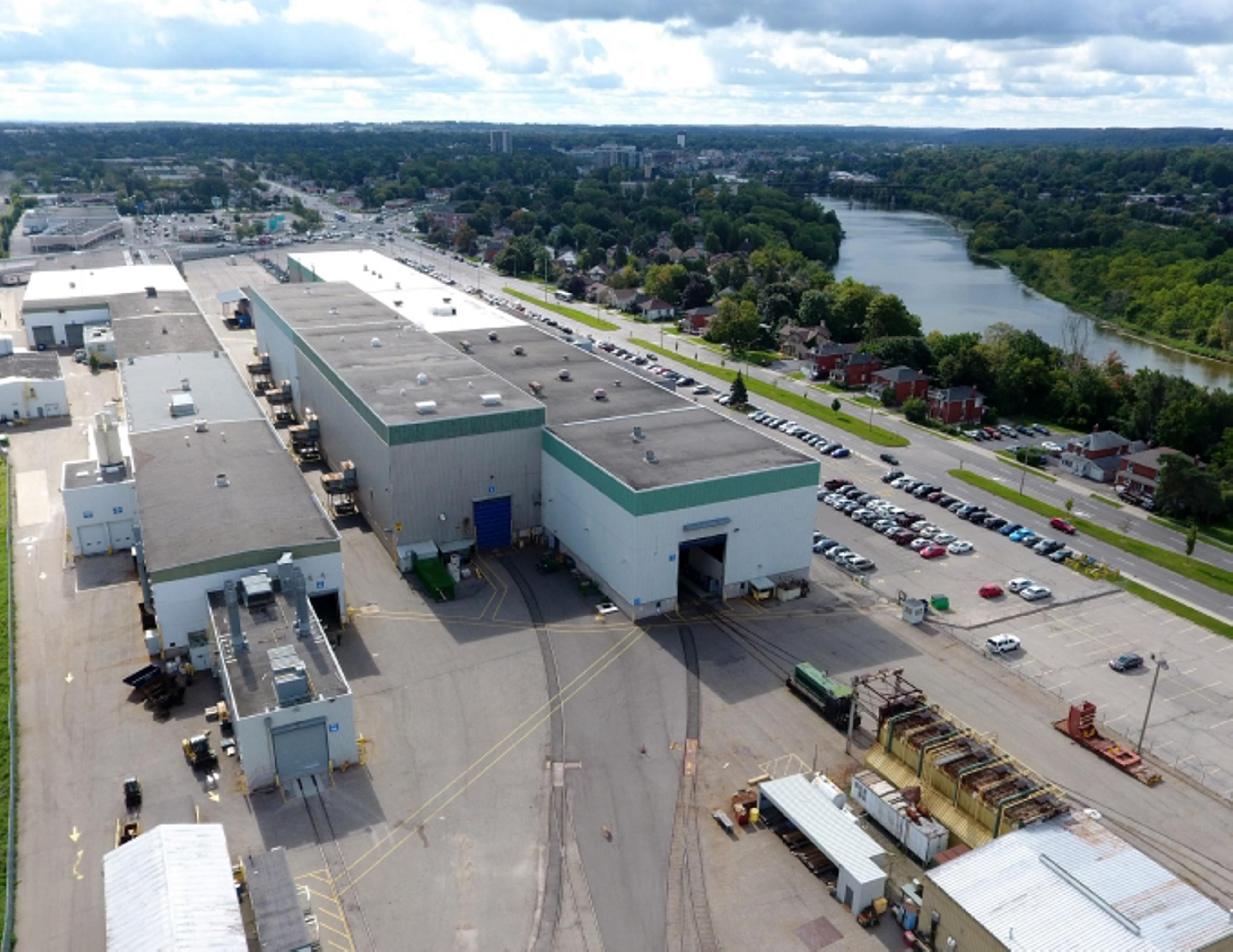 The BWXT facility in Cambridge, Ontario