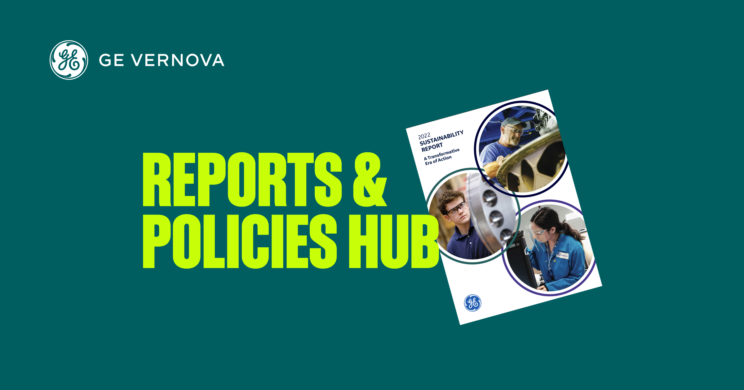 GE Vernovas sustainability reports and policies